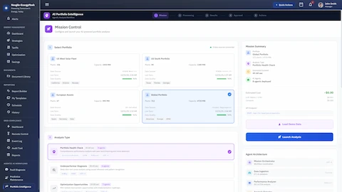 Mission Control Dashboard - Decision gates and approval workflow interface for portfolio intelligence analysis
