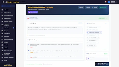 Demand Forecasting Dashboard - 30/60/90-day forecast overview